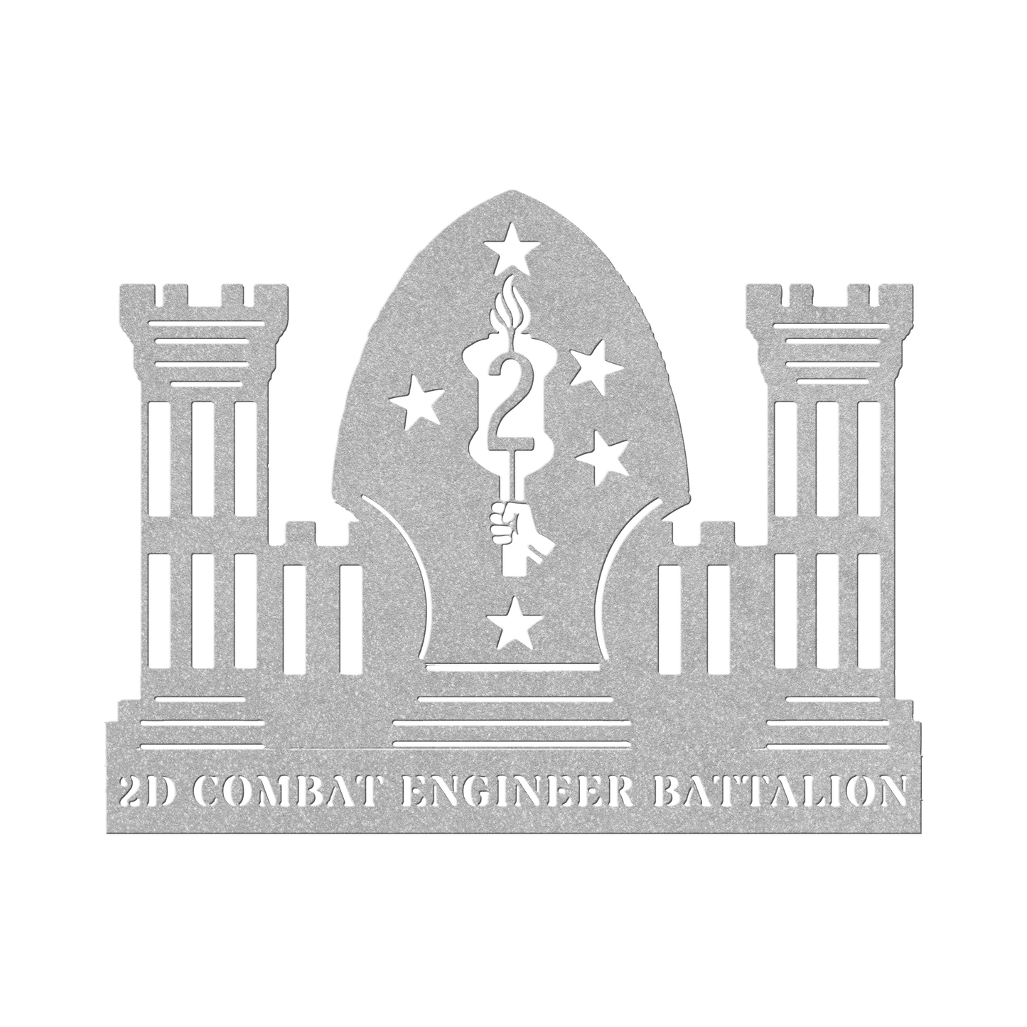 2D Combat Engineer Battalion - BullyBellyMetal Sign