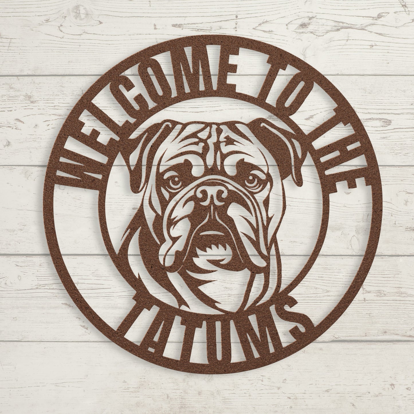 Welcome to Our Home Metal Wall Sign