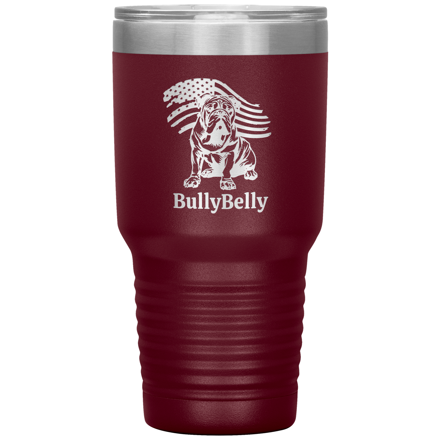 Patriotic_English_Bulldog_30oz_Insulated_30oz_Tumbler_Maroon_Mockup.png_14183458