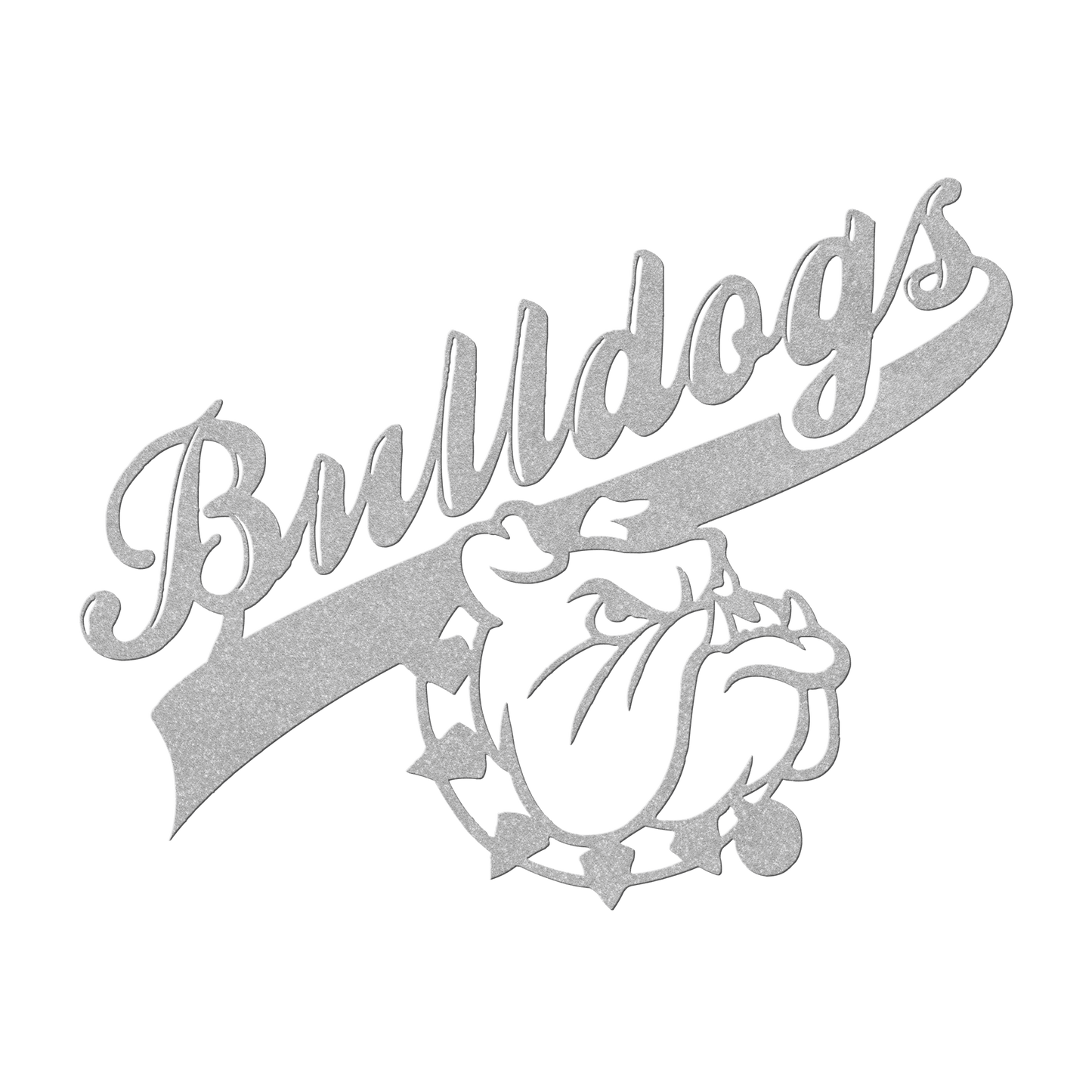 Bulldog Nation Metal Wall Sign - BullyBellyMetal Sign