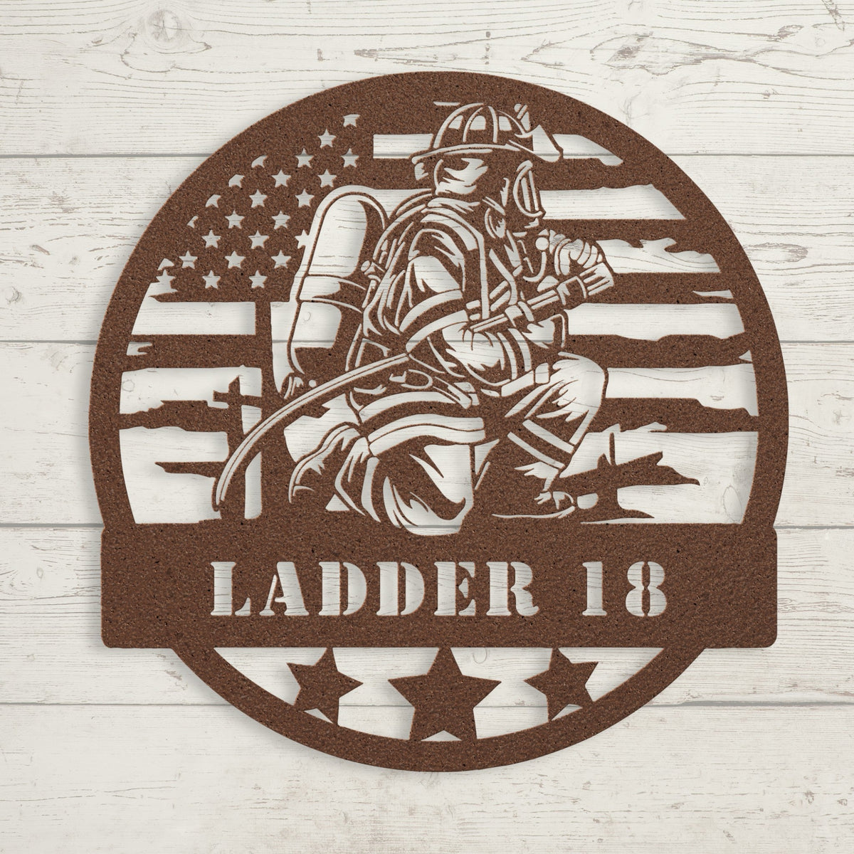 Firefighter Metal Sign – Custom Fire Department Wall Art - BullyBellyMetal Sign