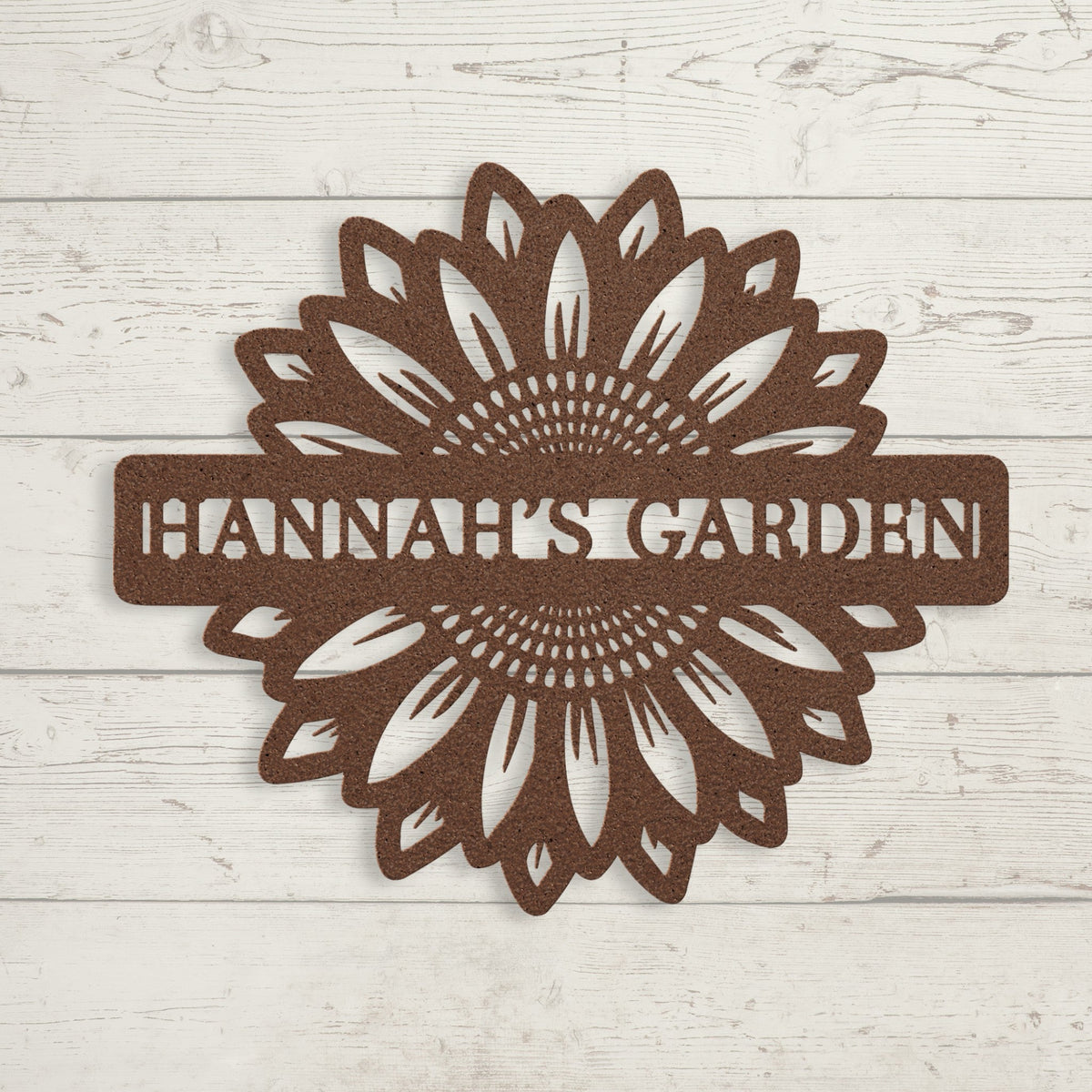 Personalized Sunflower Metal Sign – Custom Garden & Wall Art - BullyBellyMetal Sign