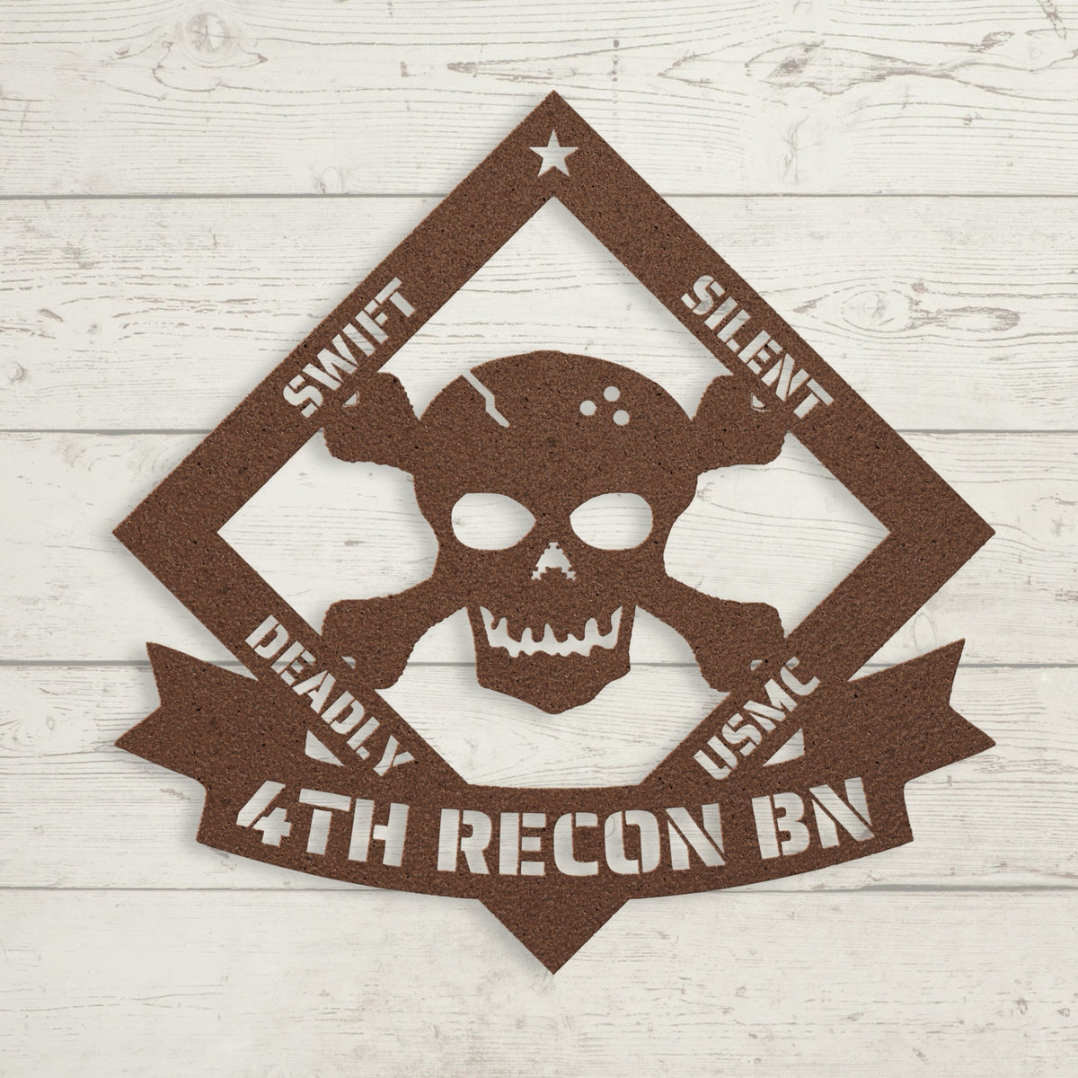 Swift - Silent - Deadly Metal Wall Sign - BullyBellyMetal Sign