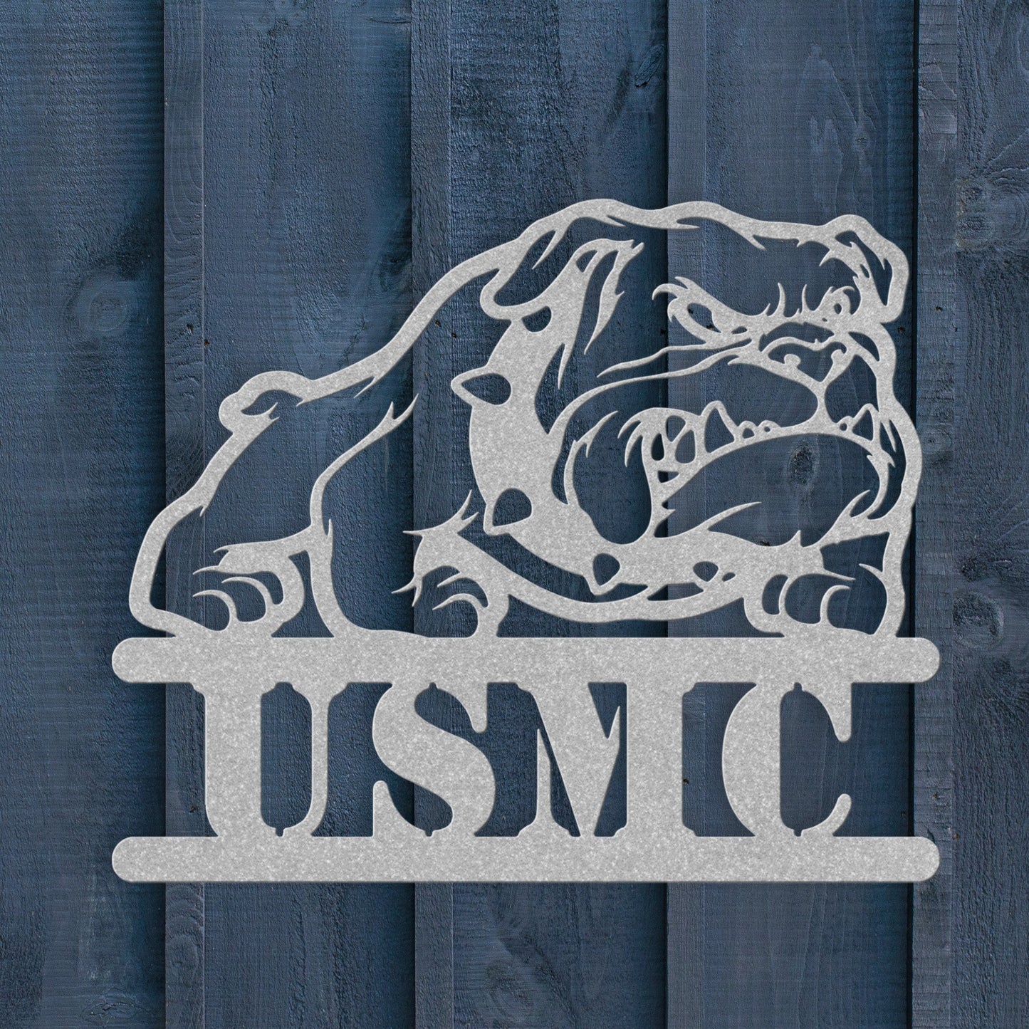USMC Devil Dog Metal Sign - BullyBellyMetal Sign