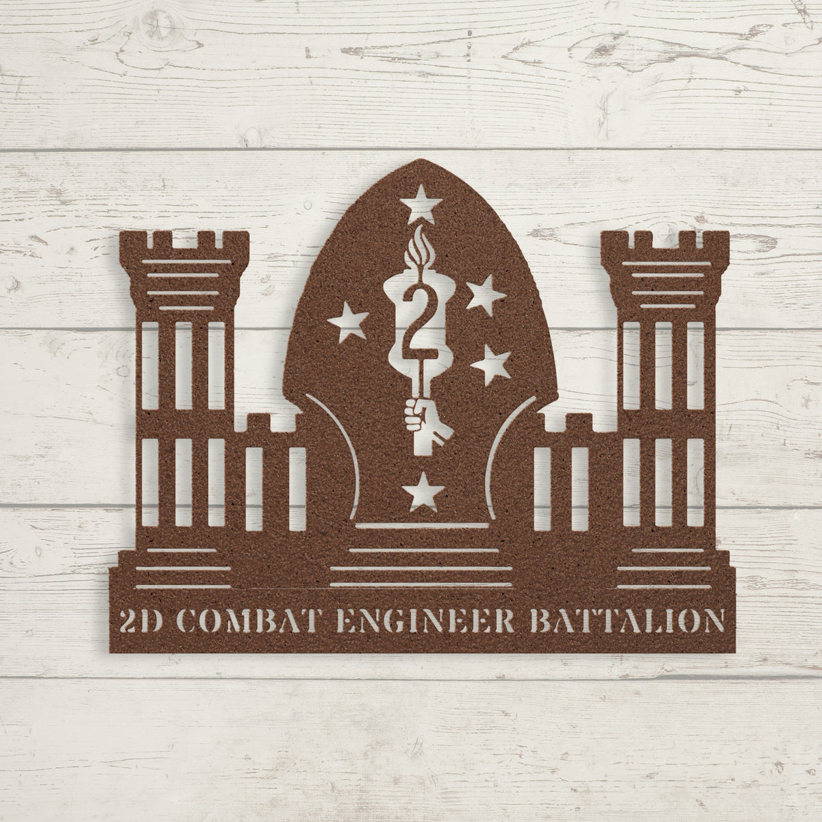 2D Combat Engineer Battalion - BullyBellyMetal Sign