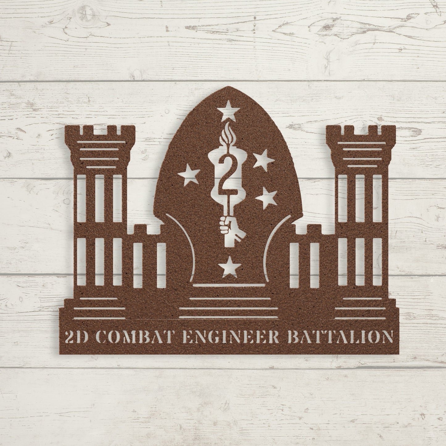 2D Combat Engineer Battalion - BullyBellyMetal Sign