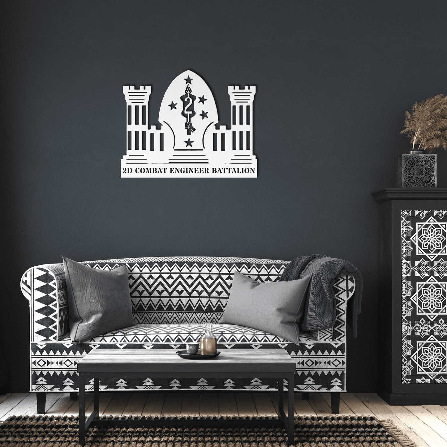 2D Combat Engineer Battalion - BullyBellyMetal Sign