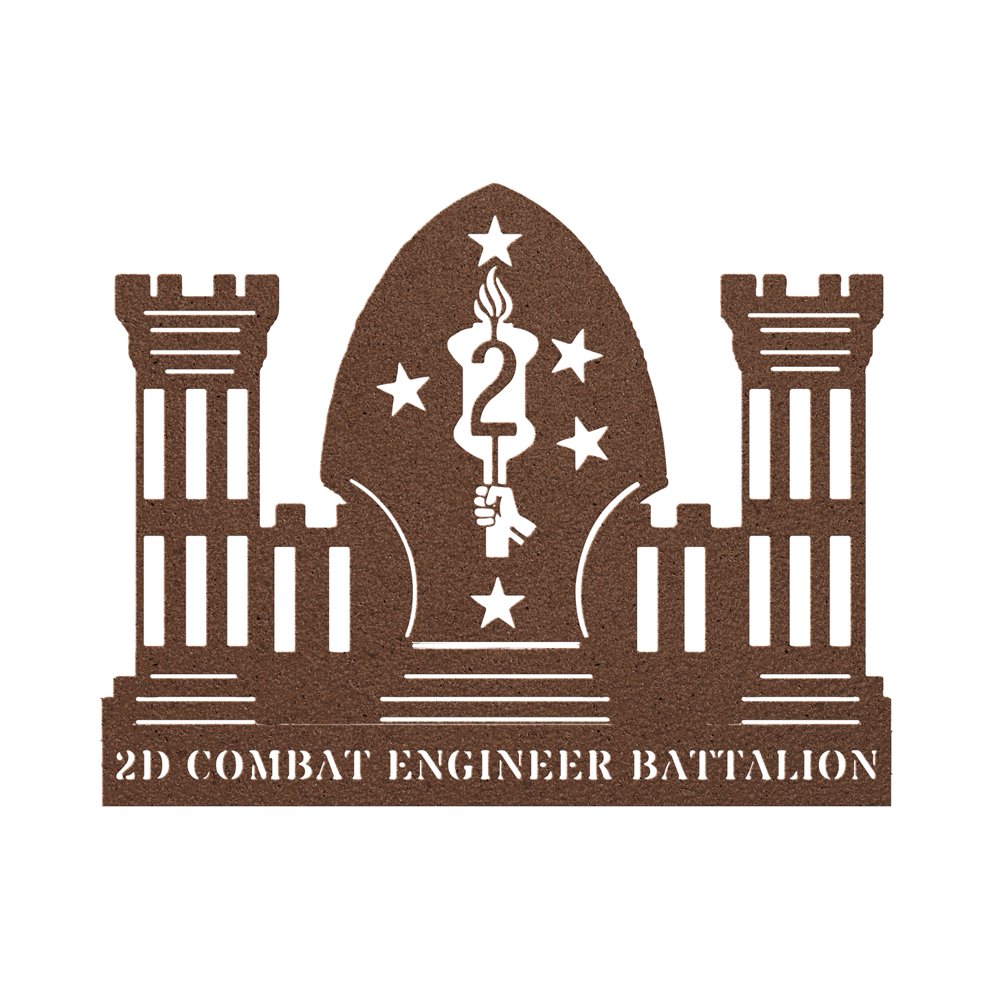 2D Combat Engineer Battalion - BullyBellyMetal Sign