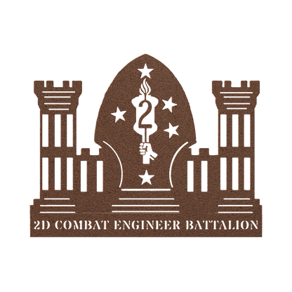 2D Combat Engineer Battalion - BullyBellyMetal Sign