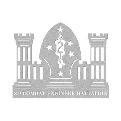 2D Combat Engineer Battalion - BullyBellyMetal Sign