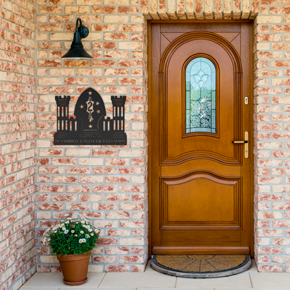 2D Combat Engineer Battalion - BullyBellyMetal Sign