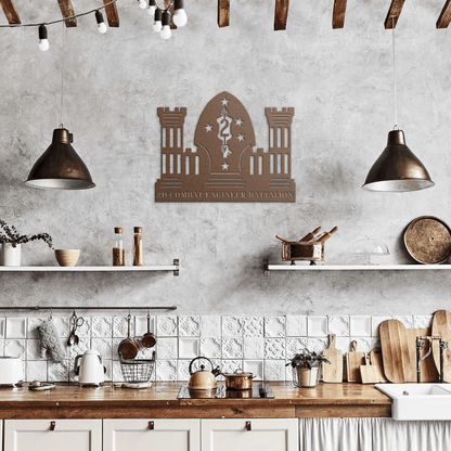 2D Combat Engineer Battalion - BullyBellyMetal Sign