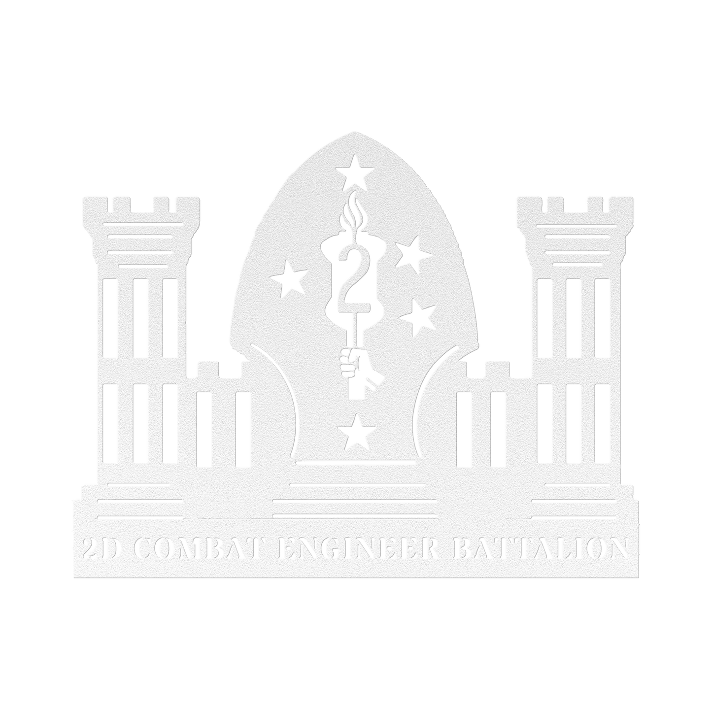 2D Combat Engineer Battalion - BullyBellyMetal Sign