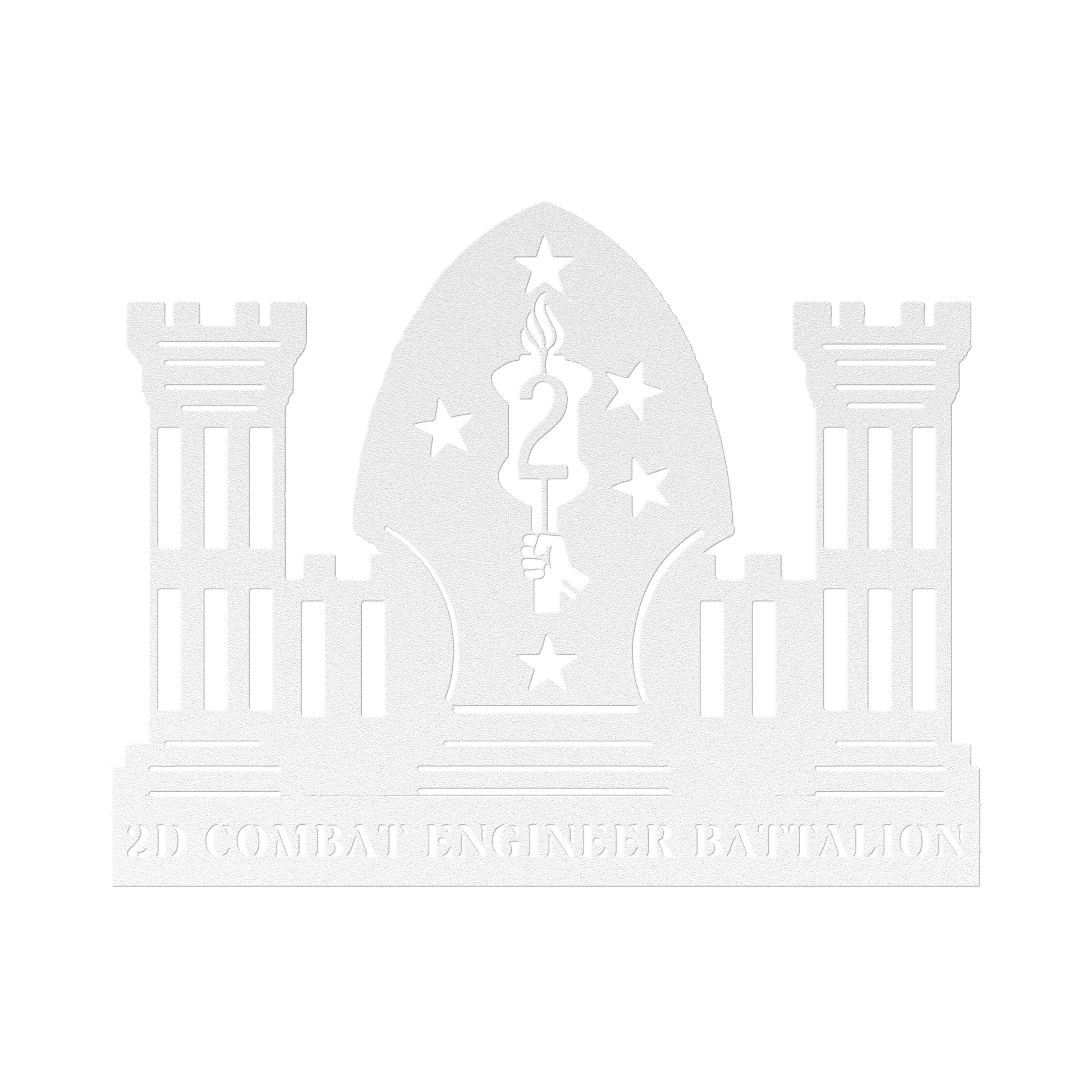 2D Combat Engineer Battalion - BullyBellyMetal Sign