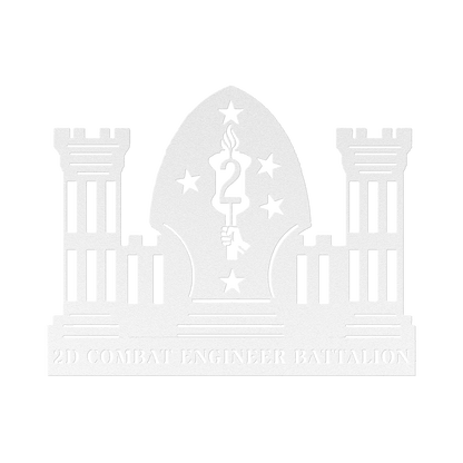 2D Combat Engineer Battalion - BullyBellyMetal Sign