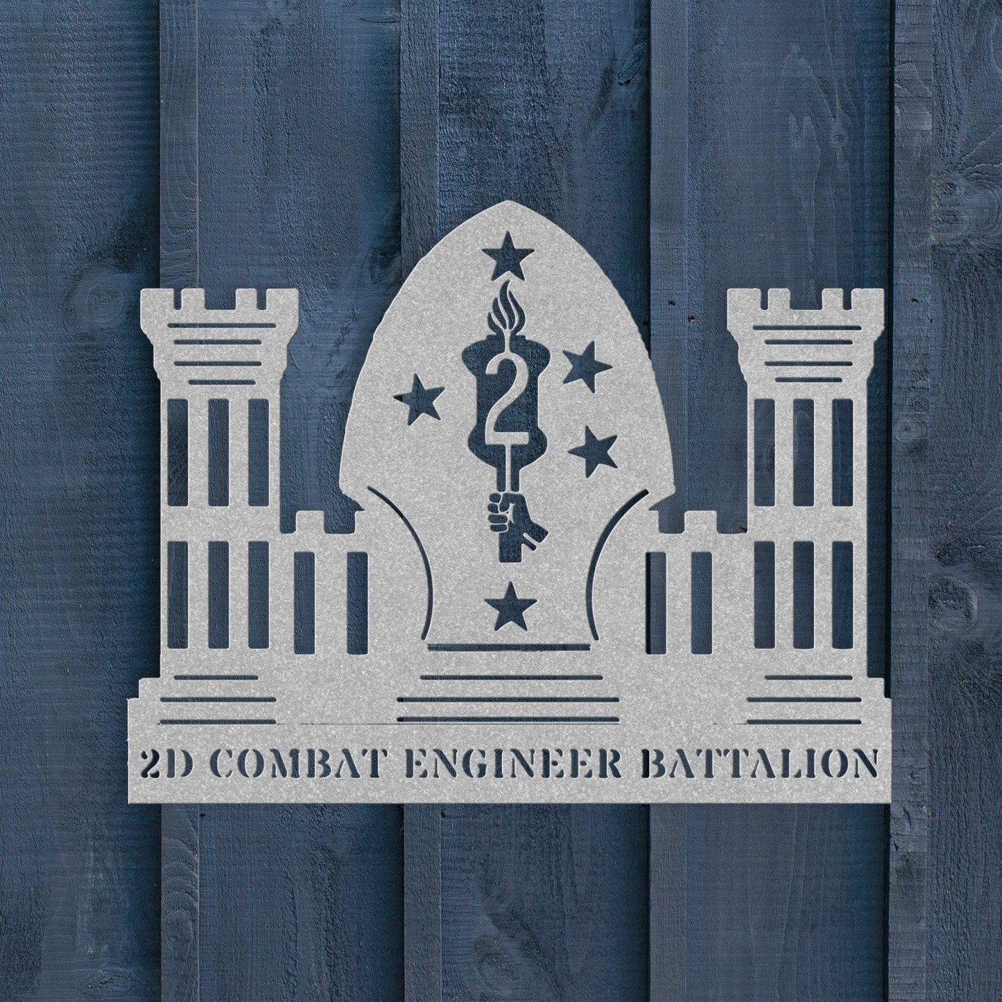 2D Combat Engineer Battalion - BullyBellyMetal Sign