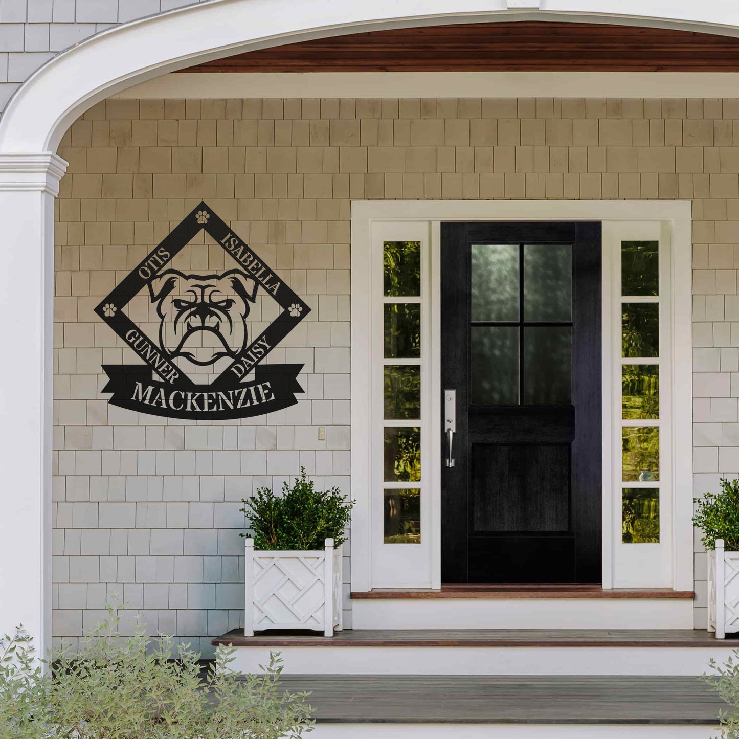 The Whole Crew Family Names Metal Wall Sign