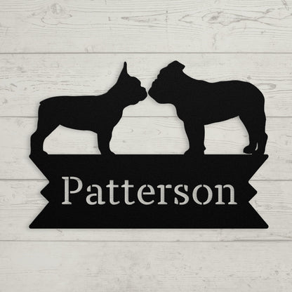 Bulldog International Relations Porch Sign