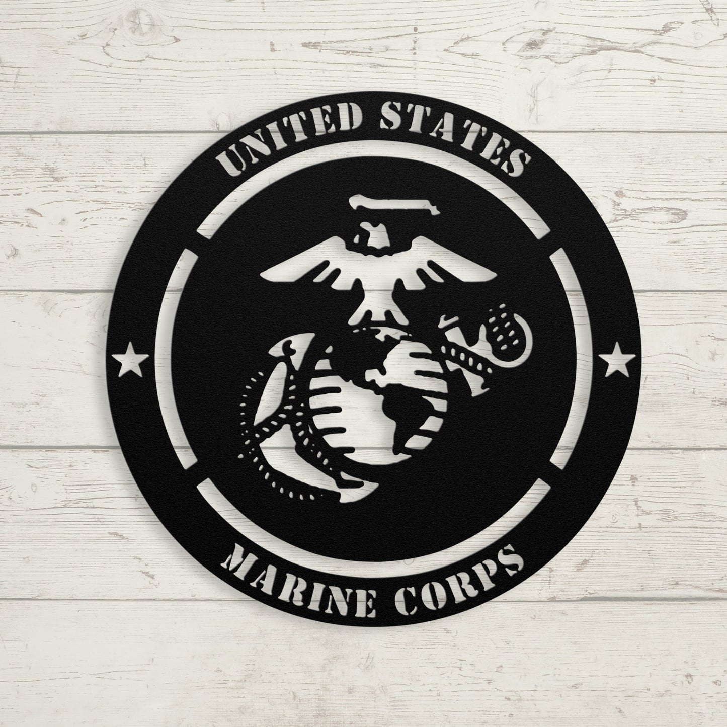USMC Metal Wall Sign – Personalized Marine Corps Tribute