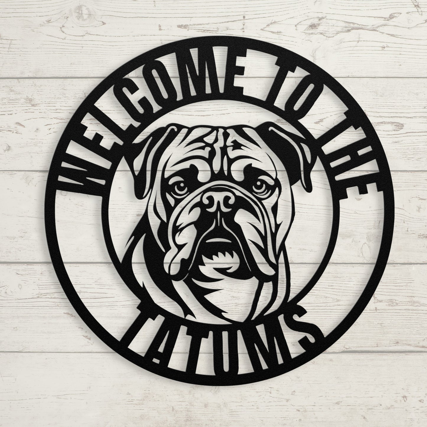 Welcome to Our Home Metal Wall Sign