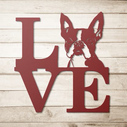 Boston_Terrier_Love_Metal_Sign_Red_Simple_Wood_BKGD_Mockup.png