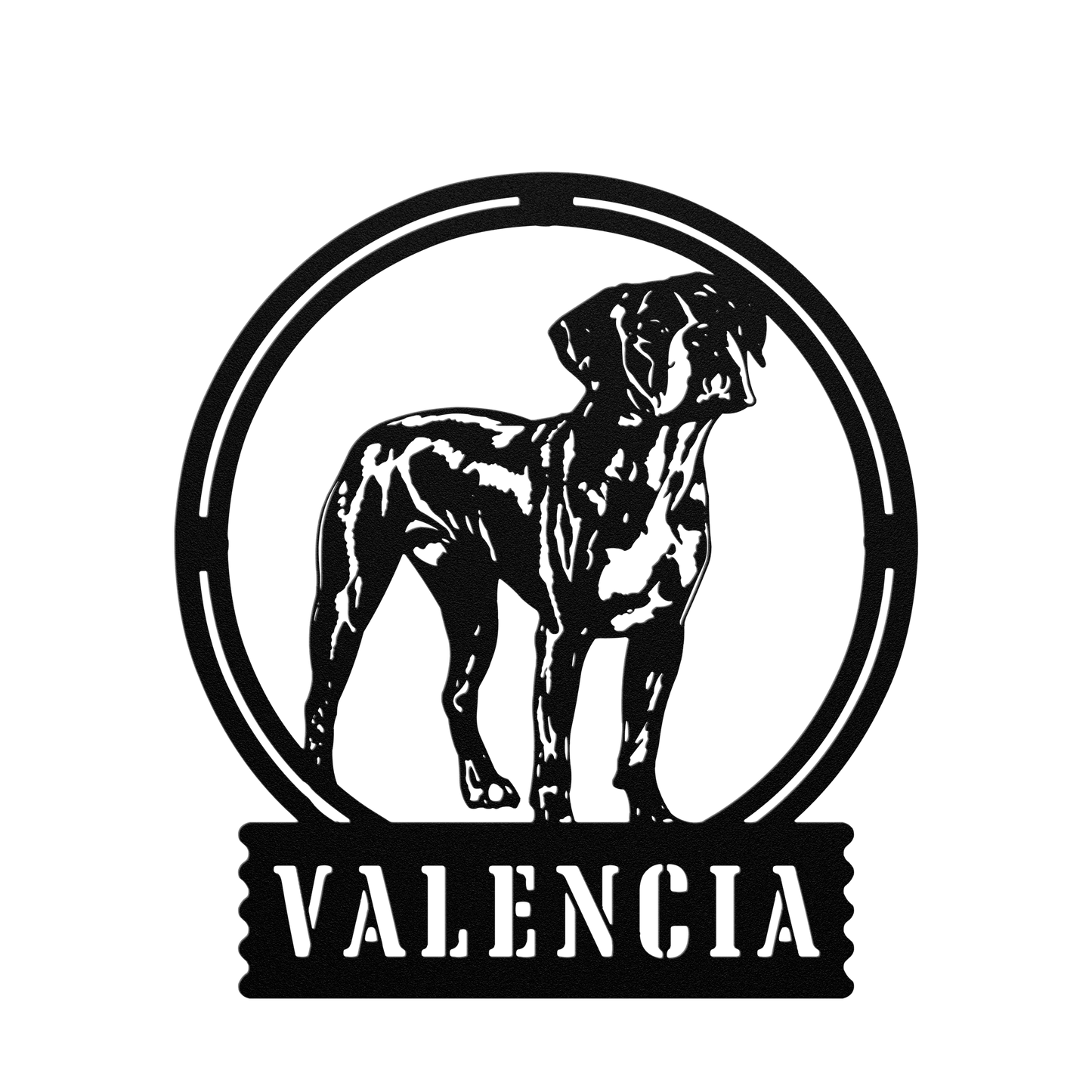 Boxer Pride: Customizable Metal Wall Art