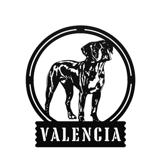 Boxer Pride: Customizable Metal Wall Art