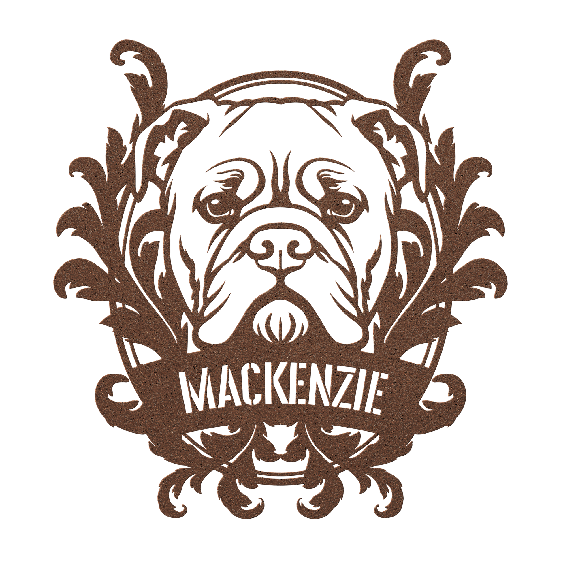 Bulldog_Family_Name_Metal_Sign_Copper_Transparent_Mockup.png_16009325