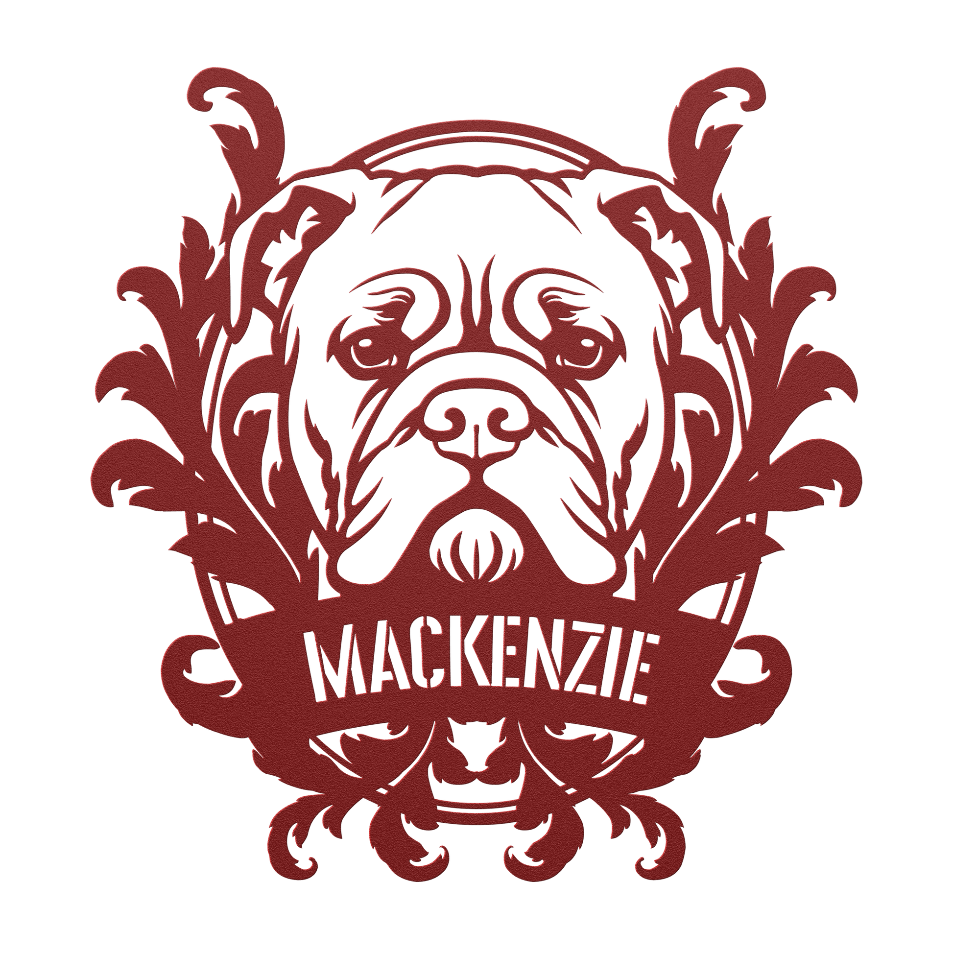 Bulldog_Family_Name_Metal_Sign_Red_Transparent_Mockup.png_16009319