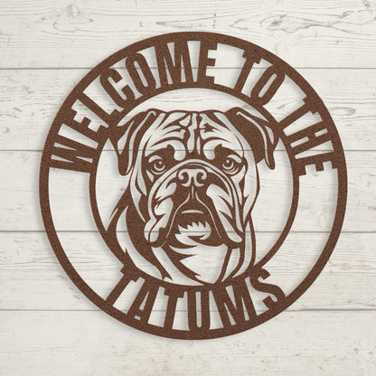 Welcome to Our Home Metal Wall Sign