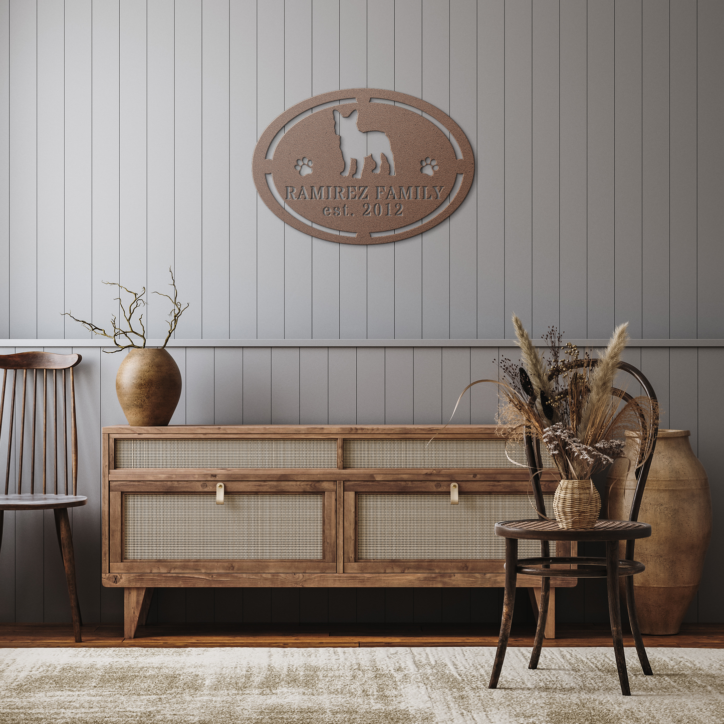 French_Bulldog_Family_Established_Metal__Copper_Rustic_Hallway_Mockup.png_16009089