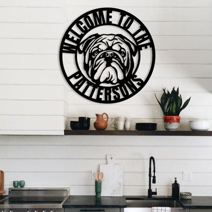 Welcome to Our Home Metal Wall Sign