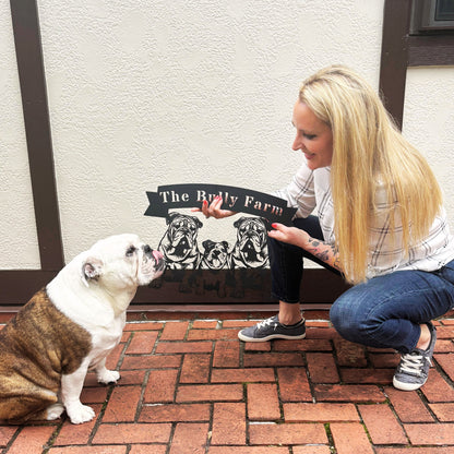The Bully Farm Metal Wall Art