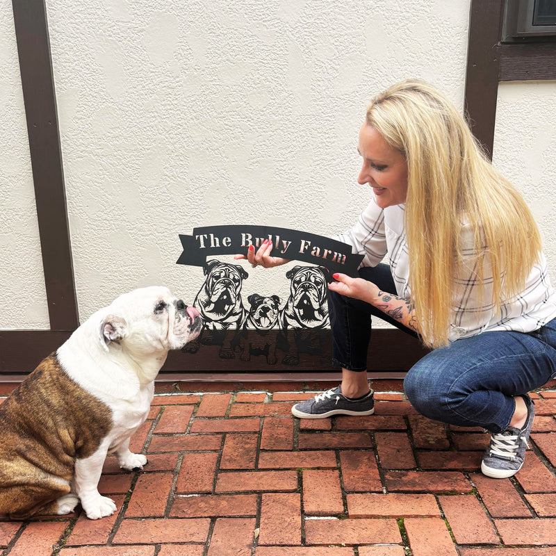 The Bully Farm Metal Wall Art