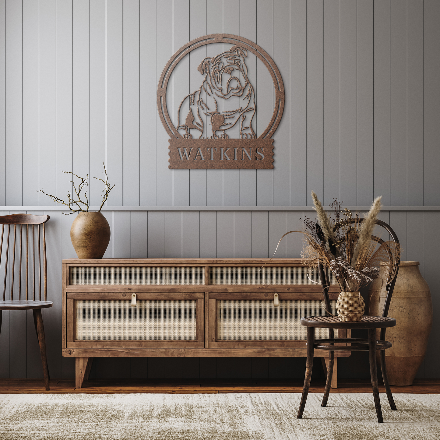 Personalized_Bulldog_Full_Body_Wall_Sign_Copper_Rustic_Hallway_Mockup.png_15510469