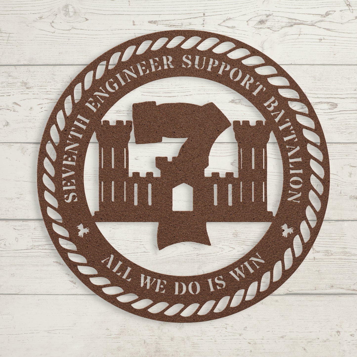 7th Engineer Support Battalion Metal Sign | 7th ESB USMC Gift