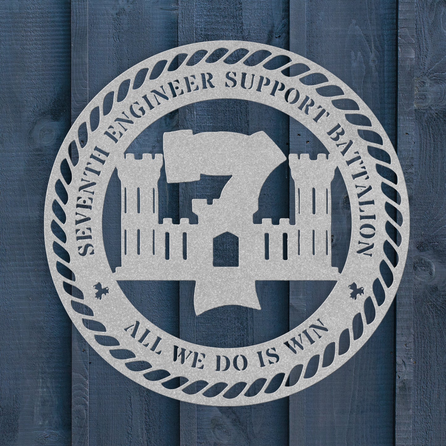 7th Engineer Support Battalion Metal Sign | 7th ESB USMC Gift