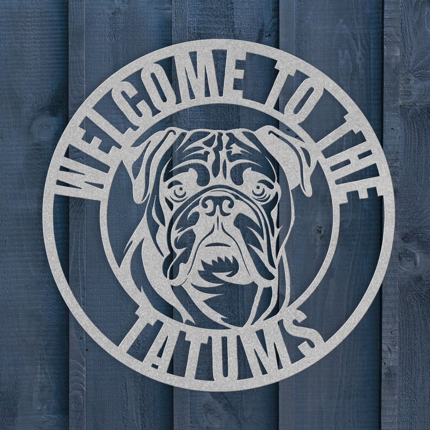 Welcome to Our Home Metal Wall Sign