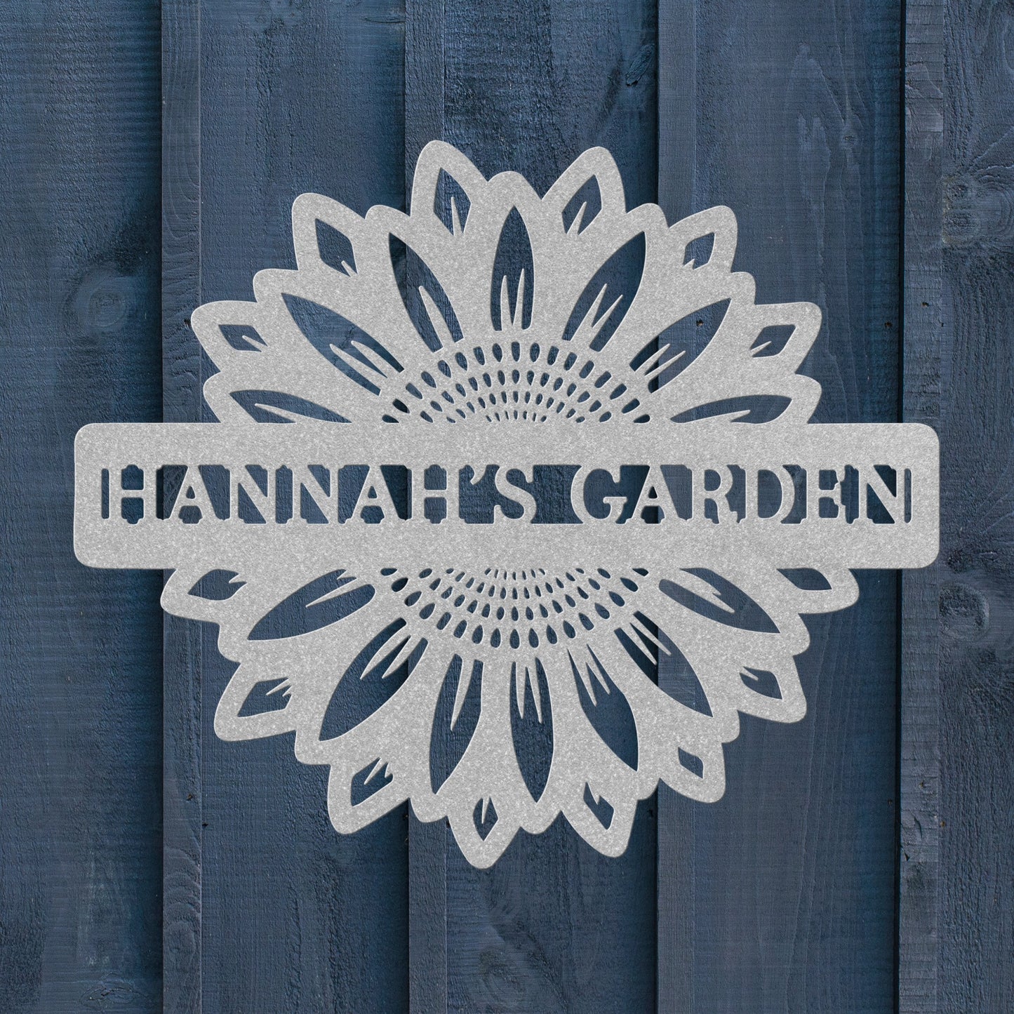Personalized Sunflower Metal Sign – Custom Garden & Wall Art