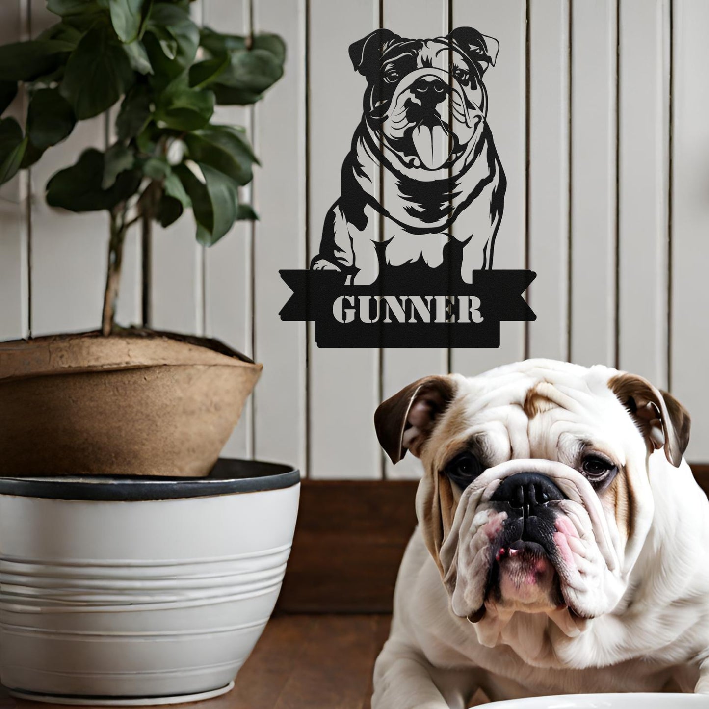 Bully Metal Nameplate