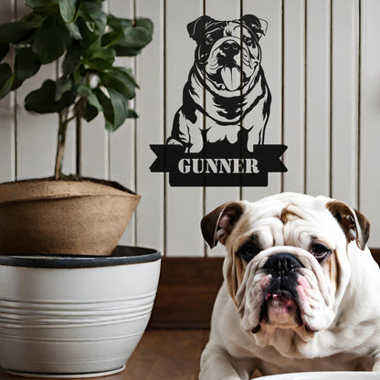 Bully Metal Nameplate
