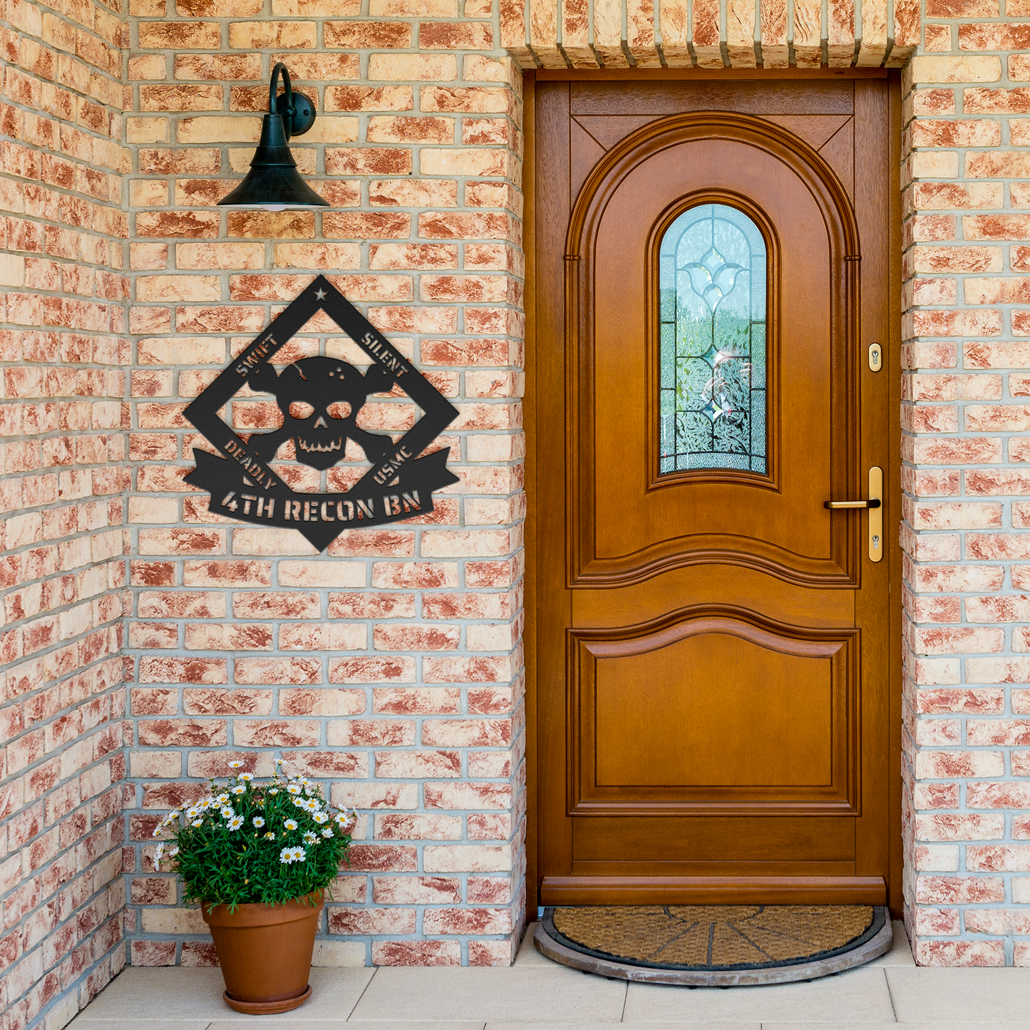 Swift_-_Silent_-_Deadly_Metal_Wall_Sign_Black_Brick_Entrance_Mockup.png_16009631