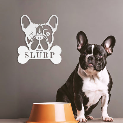French Bulldog Bistro - Water Bowl Sign