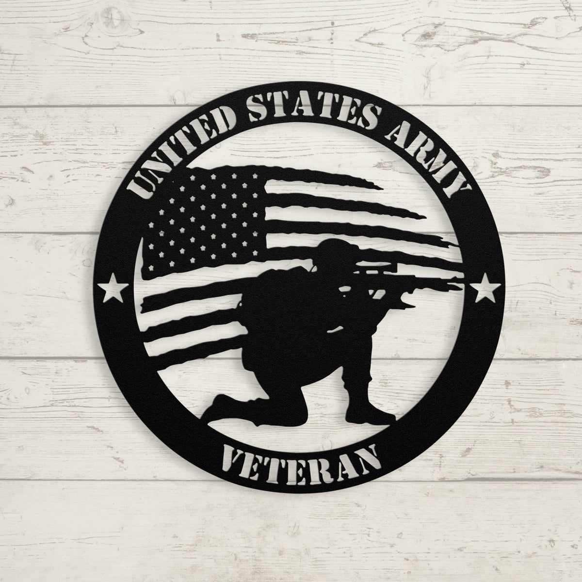 Brave and Bold: U.S. Army Tribute Metal Wall Art - BullyBellyMetal Sign