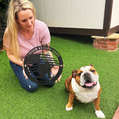 Brave and Bold: U.S. Army Tribute Metal Wall Art - BullyBellyMetal Sign