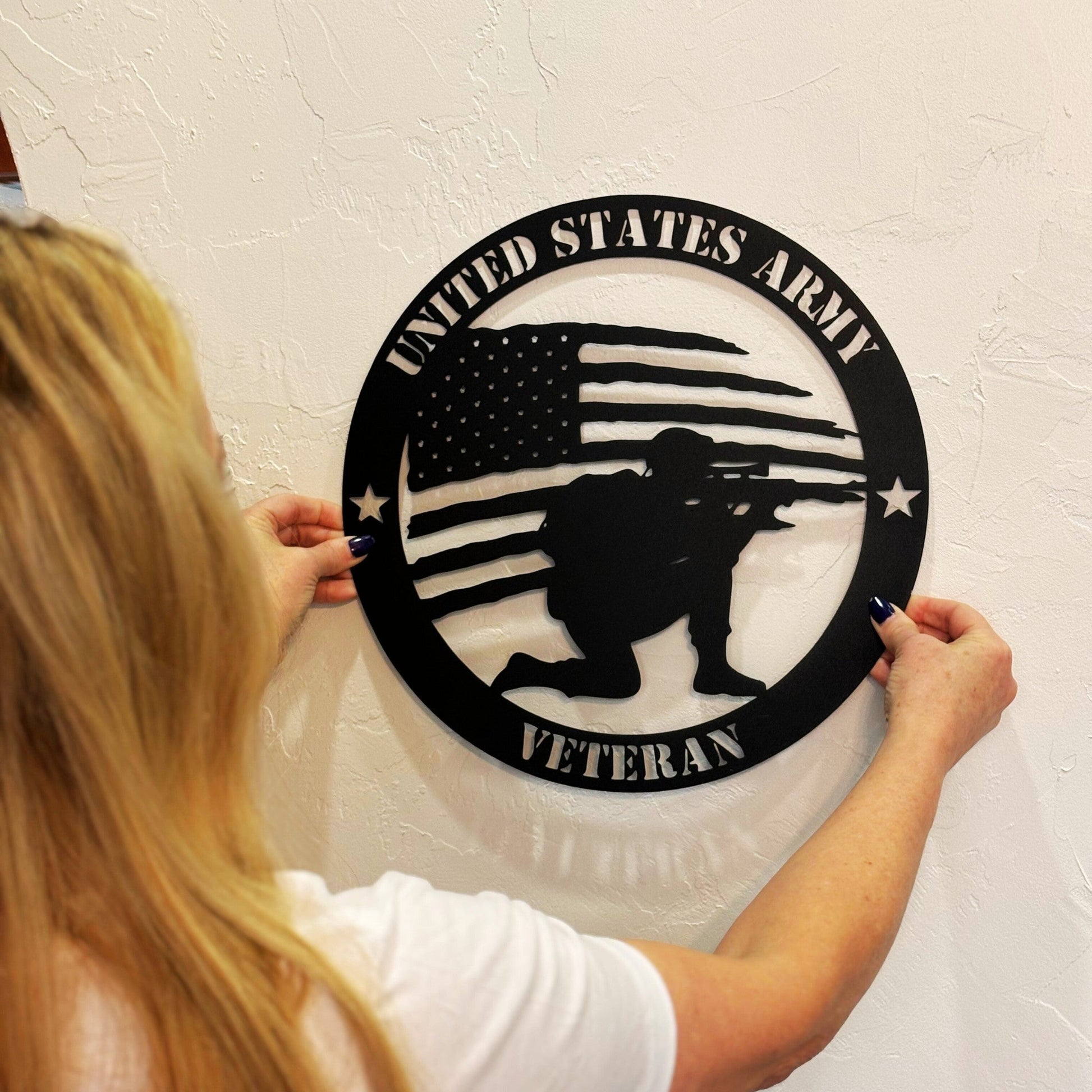 Brave and Bold: U.S. Army Tribute Metal Wall Art - BullyBellyMetal Sign