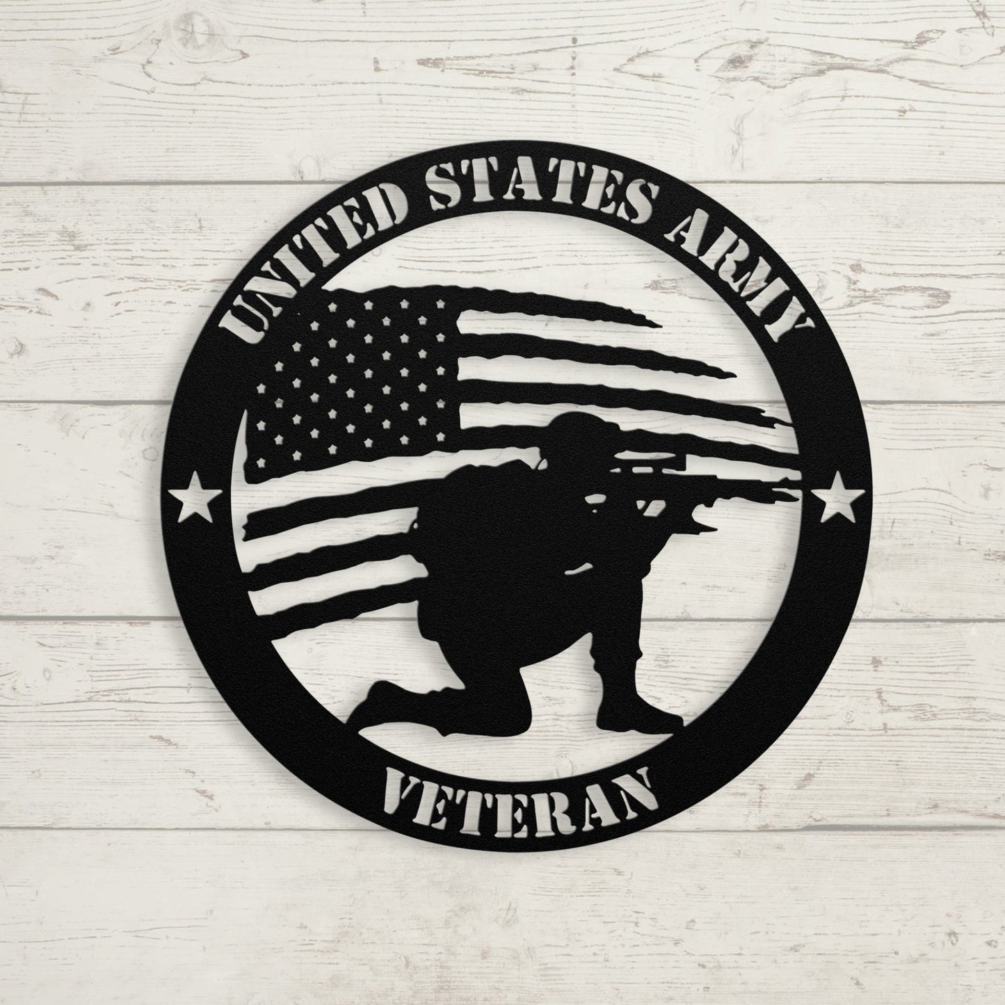 Brave and Bold: U.S. Army Tribute Metal Wall Art - BullyBellyMetal Sign