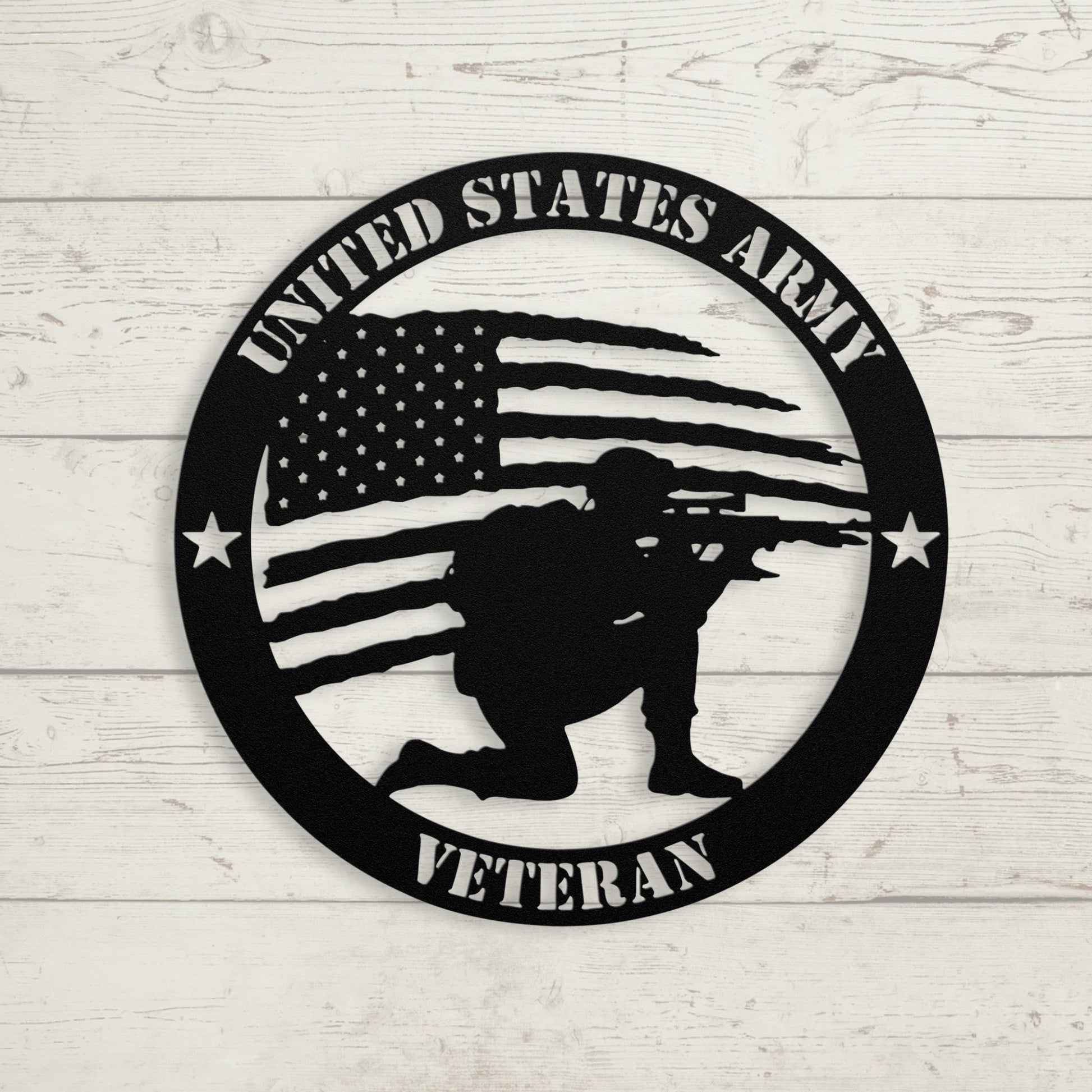 Brave and Bold: U.S. Army Tribute Metal Wall Art - BullyBellyMetal Sign