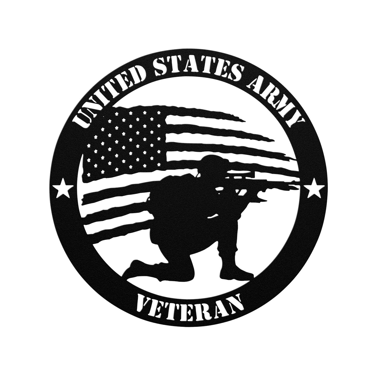 Brave and Bold: U.S. Army Tribute Metal Wall Art - BullyBellyMetal Sign