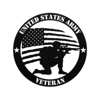 Brave and Bold: U.S. Army Tribute Metal Wall Art - BullyBellyMetal Sign